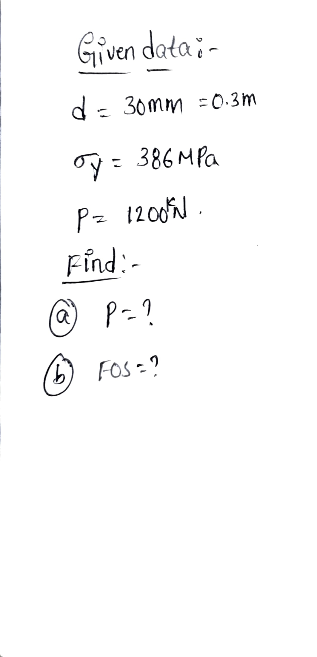 Mechanical Engineering homework question answer, step 1, image 1